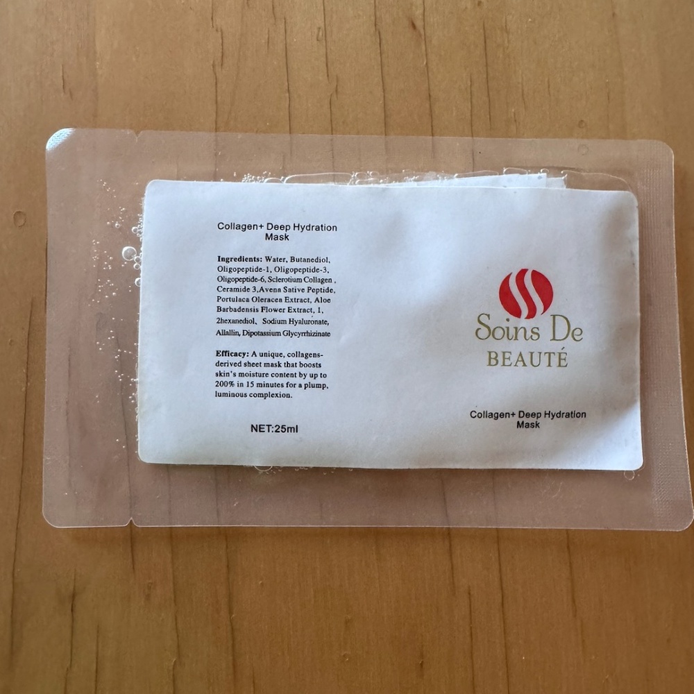 Sonis De Beauté Collagen + Deep Hydration Face Mask (25ml)